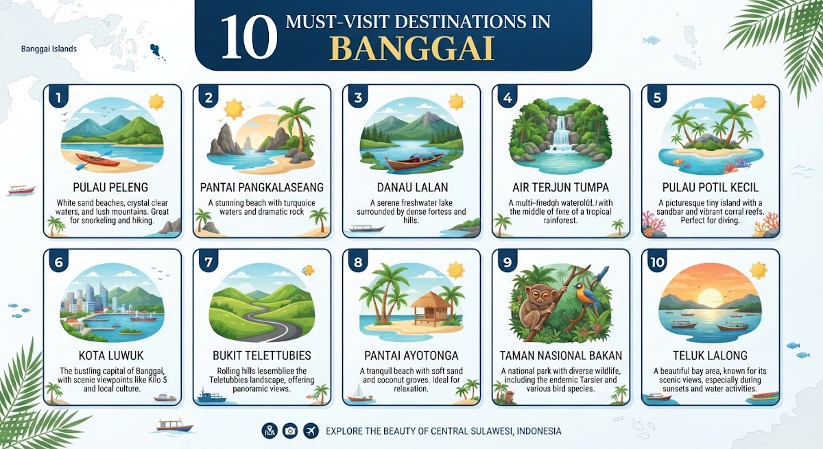 10 Must-Visit Destinations in Banggai